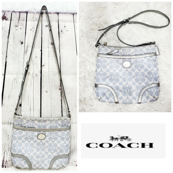 Coach Handbags - Coach F18920 signature crossbody pvc leather